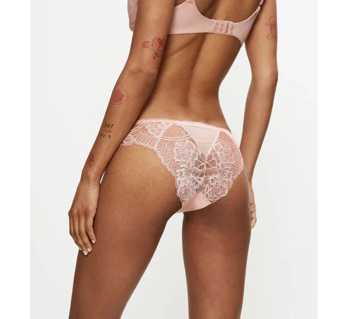 Dámske brazílske nohavičky Wild Peony Florale - PINK - svetlo ružová 1774 - TRIUMPH