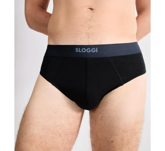 Pánske nohavičky EVER Ease Brief 2P - BLACK - čierna 0004 - SLOGGI
