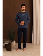 Pyžamo Regina 6007 s dlhými rukávmi, veľkosti M–3XL, Z26 Pyžamo Regina 6007 s dlhými rukávmi, veľkosti M–3XL, Z26