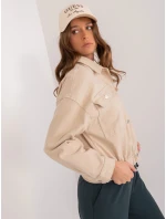 Dámská džínová bunda HM KR Béžová model 20190968 - FPrice Dámská džínová bunda HM KR Béžová model 20190968 - FPrice