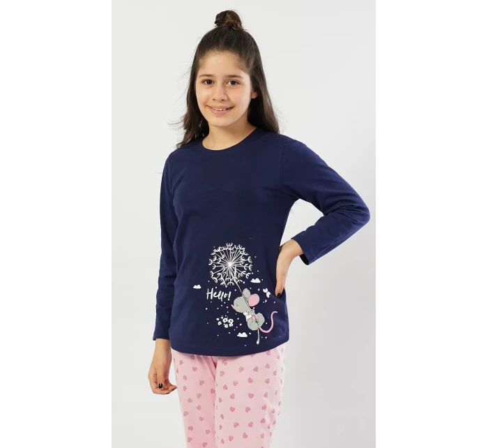 Dětské pyžamo dlouhé s model 20245915 - Vienetta Kids Dětské pyžamo dlouhé s model 20245915 - Vienetta Kids