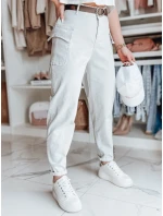 Dámské kalhoty světle šedé Dstreet model 21986181 - FashionStreet