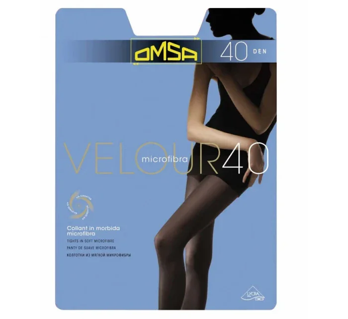 Dámske pančuchové nohavice Omsa Velour 40 deň 2-4