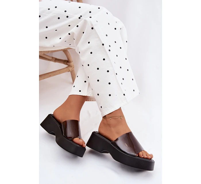 Dámské sandály s páskem Černé model 22107261 - Boto