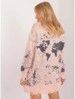 BA SW 14106 Sveter.94 svetloružová