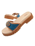 Dámske dreváky W F305492349 hnedo-modré - Scholl Iconic Dámske dreváky W F305492349 hnedo-modré - Scholl Iconic