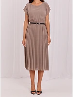 Dámské šaty DHJ SK 8839 model 22366733 hnědé - FPrice