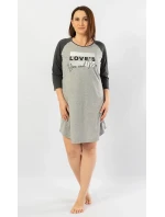 Dámská noční košile s tříčtvrtečním rukávem You and me