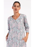 Dámske domáce šaty s trojštvrťovými rukávmi Kika