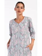 Dámské domácí šaty s tříčtvrtečním rukávem model 20610306 - Vienetta