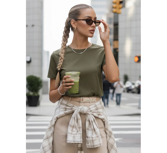 MAYLA II dámské tričko olivové Dstreet model 21978682 - FashionStreet