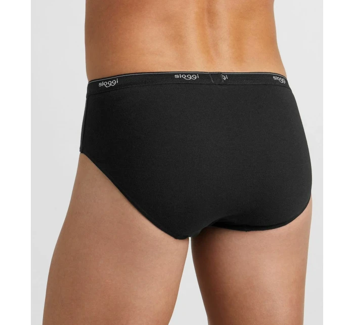 Pánské slipy men Basic Midi černé - Sloggi Pánské slipy men Basic Midi černé - Sloggi