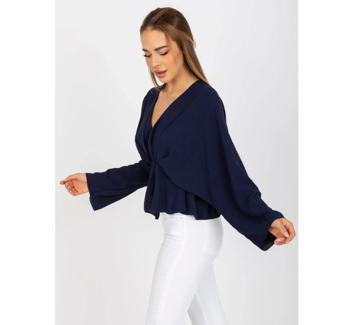 Blúzka DHJ BZ 11979.67 tmavo modrá Blúzka DHJ BZ 11979.67 tmavo modrá