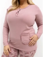 Piżama DU PI FP model 21766224 jasny różowy - FPrice Piżama DU PI FP model 21766224 jasny różowy - FPrice