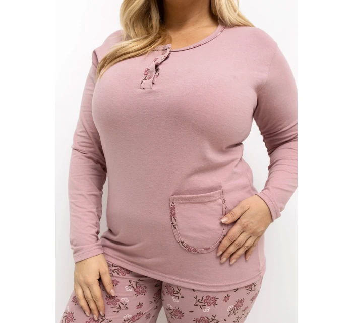 Piżama DU PI FP model 21766224 jasny różowy - FPrice Piżama DU PI FP model 21766224 jasny różowy - FPrice