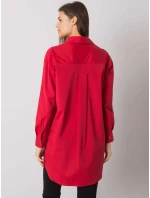 Košeľa EM KS 005.34 tmavo červená