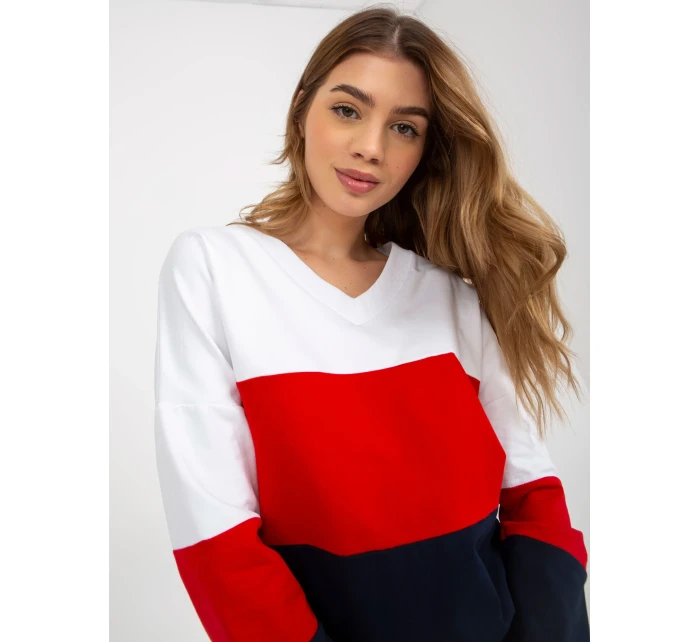 Mikina RV BL model 17963971 bílá a tmavě modrá - FPrice