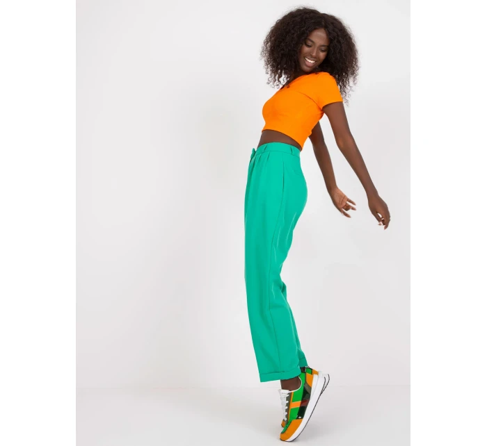 Spodnie TO SP model 18484276 zielony - FPrice Spodnie TO SP model 18484276 zielony - FPrice