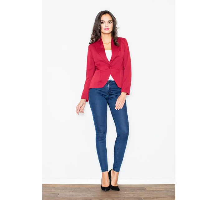 Bunda  vínová  model 18488341 - Figl