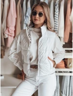 Dámská krátká oboustranná vesta bílá Dstreet model 21984356 - FashionStreet