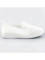 Bílé ažurové tenisky model 20780241 - VIA GIULIA Bílé ažurové tenisky model 20780241 - VIA GIULIA