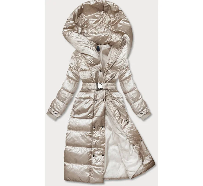 DŁUGA DAMSKA KURTKA Z BEŻOWA model 21245548 - Ann Gissy DŁUGA DAMSKA KURTKA Z BEŻOWA model 21245548 - Ann Gissy