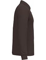 K 243 Pánské piqué polo s dlouhým rukávem model 22506953 chocolate - Kariban
