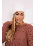Fleecová čiapka Anna K238 biela Fleecová čiapka Anna K238 biela