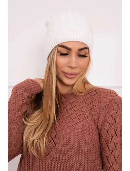 Fleecová čiapka Anna K238 biela Fleecová čiapka Anna K238 biela