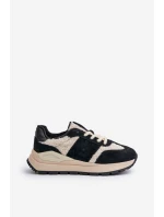 Zateplené dámské kožené sneakersy Big Star model 21671468 HIPOLY SYSTEM černé - Big Star Shoes Zateplené dámské kožené sneakersy Big Star model 21671468 HIPOLY SYSTEM černé - Big Star Shoes