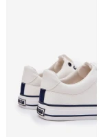 Nízké Pánské Tenisky Big Star model 21686436 Bílé - Big Star Shoes Nízké Pánské Tenisky Big Star model 21686436 Bílé - Big Star Shoes