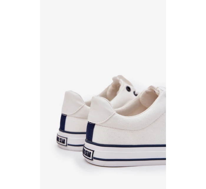 Nízké Pánské Tenisky Big Star model 21686436 Bílé - Big Star Shoes Nízké Pánské Tenisky Big Star model 21686436 Bílé - Big Star Shoes