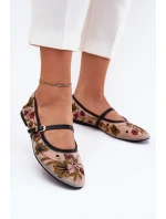 Baleríny S A Páskem Černé model 21699850 - Boto