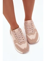 Dámské Kožené Tenisky Big Star model 21705814 HIPOLY SYSTEM Nude - Big Star Shoes