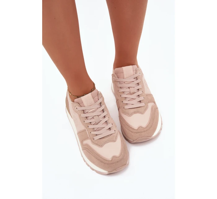 Dámské Kožené Tenisky Big Star model 21705814 HIPOLY SYSTEM Nude - Big Star Shoes