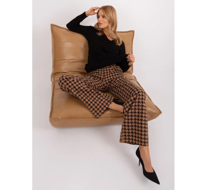 Spodnie LK SP model 19069326 camelowy - FPrice Spodnie LK SP model 19069326 camelowy - FPrice