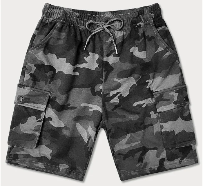 Světle šedé pánské kraťasy model 18409848 - J.STYLE