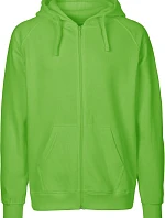 Neutral O 63301 Pánska mikina s kapucňou z bio bavlny 77.6331 lime