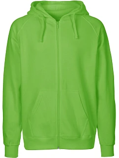 Neutral O 63301 Pánska mikina s kapucňou z bio bavlny 77.6331 lime