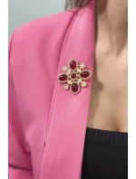 Brož model 18753467 2 červená - K-Fashion