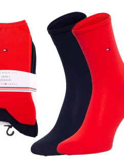 Ponožky Tommy Hilfiger 371221684 Red/Navy Blue