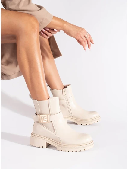 Pekné dámske členkové topánky hnedé Pekné dámske členkové topánky hnedé