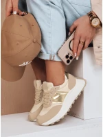 Dámské tenisky s podrážkou beige Dstreet model 21983228 - FashionStreet Dámské tenisky s podrážkou beige Dstreet model 21983228 - FashionStreet