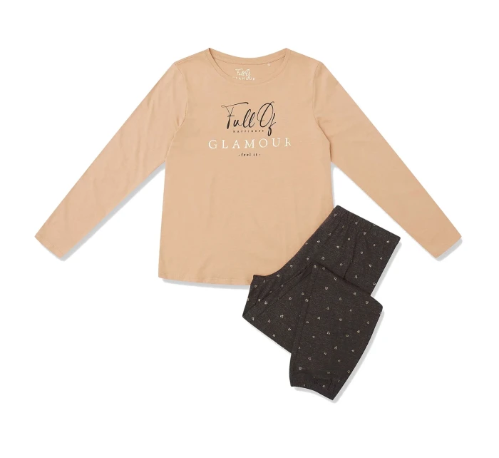 Dámské pyžamo model 18826431 Glam beige - Henderson