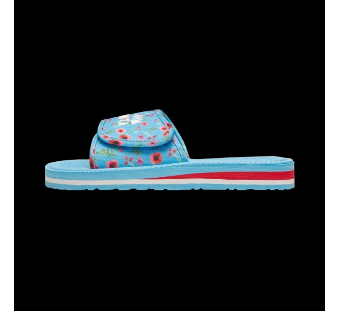 Klapky na suchý zip vícebarevné květinové modré model 21721318 - Kubota Klapky na suchý zip vícebarevné květinové modré model 21721318 - Kubota