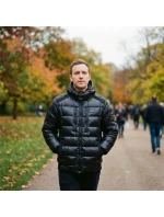 Geografické Nórsko pánska bunda BAPTISTE BLACK DB MEN 056 BLACK (WZ8155H/GN-NOIR)