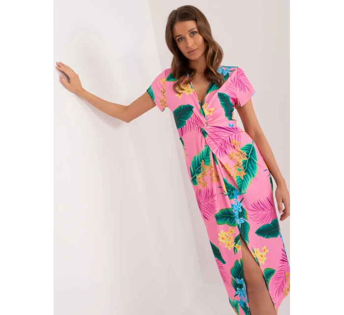 Sukienka DHJ SK  różowy model 20095231 - FPrice