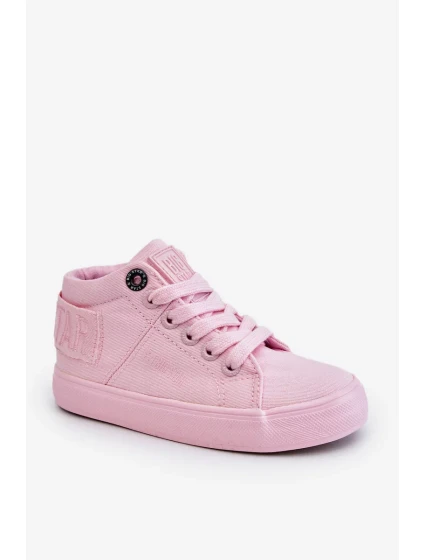Dětské klasické vysoké tenisky Big Star LL374003 růžové Dětské klasické vysoké tenisky Big Star LL374003 růžové