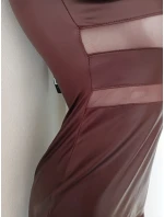 Dámské sexy šaty model 21222041 tmavě bordové - Koucla