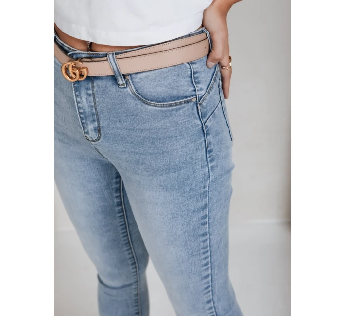 Dámské push up džíny světle modré model 21992871 - Dstreet